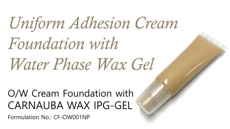 OW Cream Foundation with IPG-GEL_EN